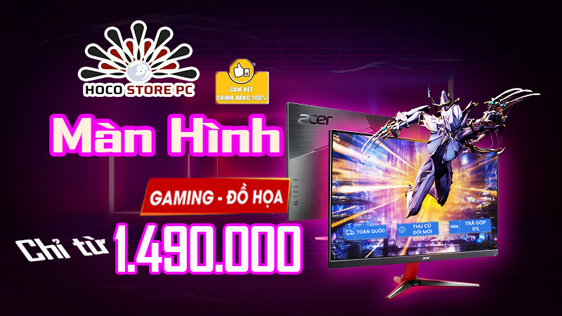 Màn Hình Cho Học Tập Và Gaming Không ảnh hưởng tới mắt