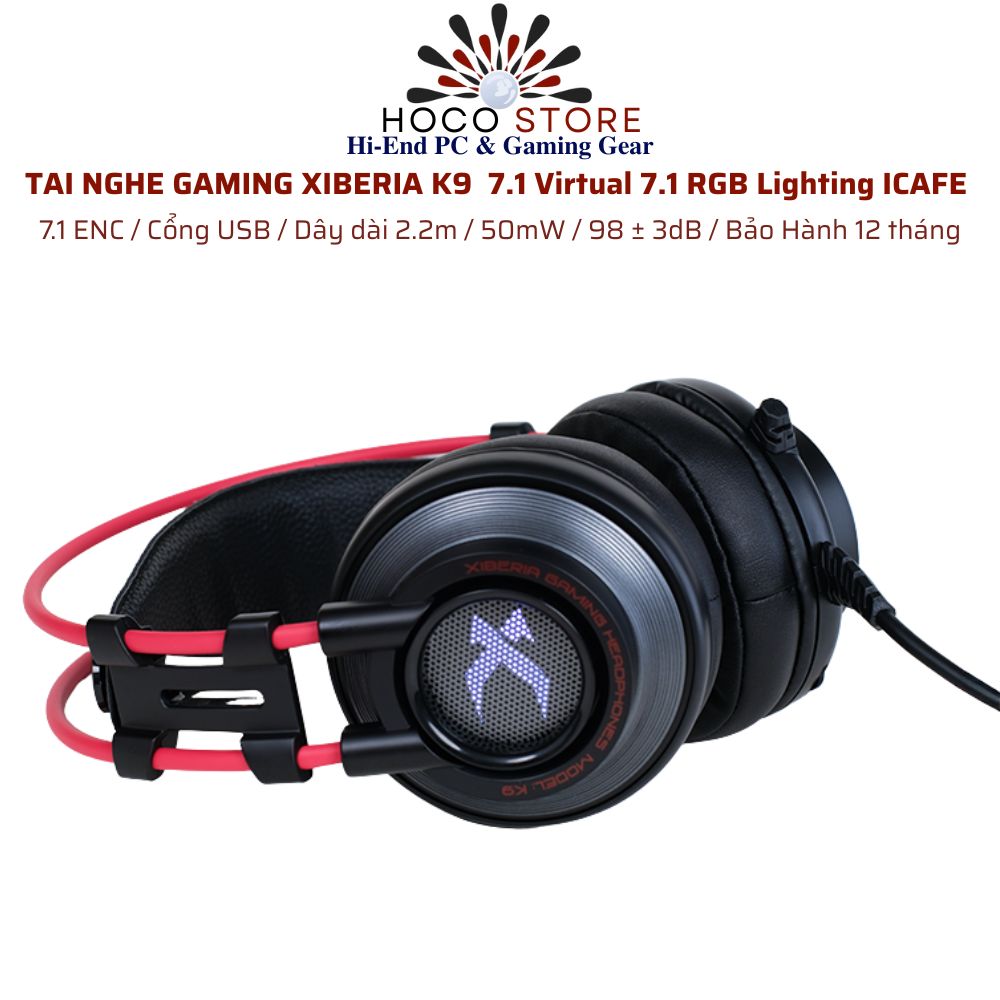 Tai Nghe PC ICAFE GAMING XIBERIA K9 RGB